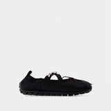 Ballerina Grip - Simone Rocha - Leather - Black