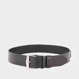 Emb Belt - Simone Rocha - Leather - Black