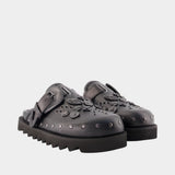 Aj1058 Mules - Toga Pulla - Black - Leather