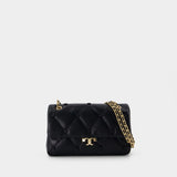 Bunny Knot Small Shoulder Bag - Tory Burch - Leather - Black
