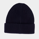 Samsoe W Beanie - Samsoe Samsoe - Wool - Blue