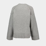Sakeiku jumper - Samsoe Samsoe - Wool - Grey