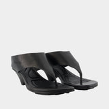 Sadagmar Wedge 16108 Sandals - SAMSØE SAMSØE - Leather - Black