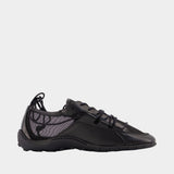 Saastra Hybrid Mesh 16119 trainers - SAMSØE SAMSØE - Leather - Black