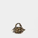 Bou Nano Crossbody - Ganni - Leather - Leopard