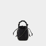 Bou Bucket Mini Strass Crossbody - Ganni - Polyester - Black