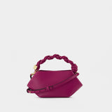 Bou Mini Shoulder Bag - Ganni - Leather - Purple