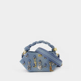 Bou Mini Charms Bag - Ganni - Cotton - Blue
