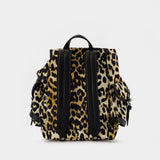 Bucky Small Backpack - Ganni - Nylon - Leopard