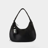 Bou Xxl Shoulder Bag - Ganni - Leather - Black
