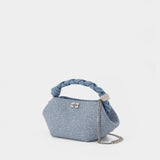 Bou Mini Strass Crossbody - Ganni - Denim - Blue