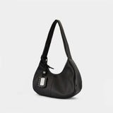 Bou Medium Shoulder Bag - Ganni - Leather - Black