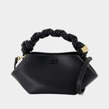 Bou Mini Crossbody - Ganni - Leather - Black