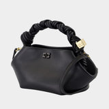Bou Mini Crossbody - Ganni - Leather - Black