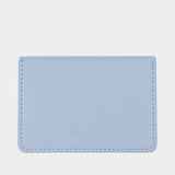 Bou Animals Cardholder - Ganni - Leather - Blue