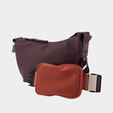 Valera Shoulder Bag Mini W3 Crossbody - RAINS - Synthetic - Burgundy