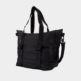 Puffer Mix Tote Bag Mini W3 Shopper Bag - RAINS - Synthetic - Black