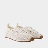 Sporty Ballerinas - Ganni - Synthetic - Ivory