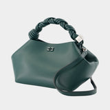 Bou Small Handbag - Ganni - Synthetic - Dark Green