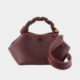 Bou Small Handbag - Ganni - Synthetic - Bordeaux
