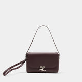 Icotype Shoulder Bag - Courreges - Leather - Burgundy