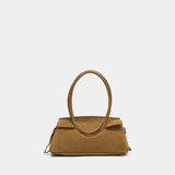 Maude Shoulder Bag - Staud - Leather - Khaki