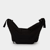 Medium Soft Game Shoulder Bag - Lemaire - Nylon - Dark Chocolate