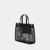 Market S Tote Bag - OFF WHITE - Synthetic - Black