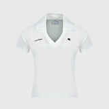 Sports Polo - Courreges - Synthetic - White
