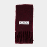 Scarf - Acne Studios - Wool - Burgundy