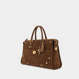 Rhyder Satchel 38 Purse - Coach - Leather - Brown