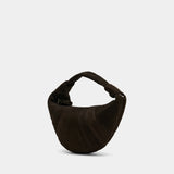 Mini Fortune Croissant Handbag - Lemaire - Leather - Dark Brown