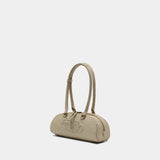 1DR Dome Shoulder Bag - DIESEL - Leather - Beige