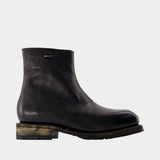 Engine ankle boots - OUR LEGACY - Leather - Black