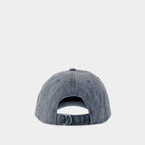Carliy Tourist Logo Cap - Acne Studios - Cotton - Blue