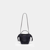 Musubi Mini Aged R Shoulder Bag - Acne Studios - Leather - Dark Blue