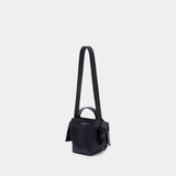 Musubi Mini Aged R Shoulder Bag - Acne Studios - Leather - Dark Blue