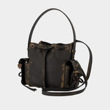 Multipocket Mini Crossbody - Acne Studios - Leather - Brown