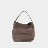 Belted Shopper Bag - TOTEME - Leather - Brown