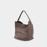 Belted Shopper Bag - TOTEME - Leather - Brown