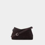 T-Lock Clutch - TOTEME - Leather - Brown