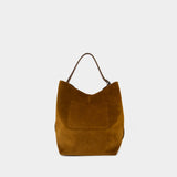 Belted Shopper Bag - TOTEME - Leather - Brown