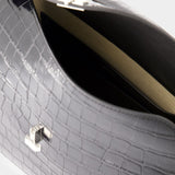 T-Lock Top Handle Bag - TOTEME - Leather - Black