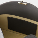 T-Lock Clutch - TOTEME - Leather - Black