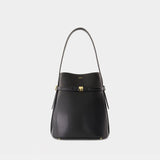 Belted Bucket Bag - TOTEME - Leather - Black