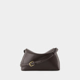 T-Lock Clutch - TOTEME - Leather - Brown