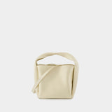 Petite Bucket - TOTEME - Leather - White