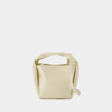 Petite Bucket - TOTEME - Leather - White