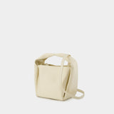 Petite Bucket - TOTEME - Leather - White