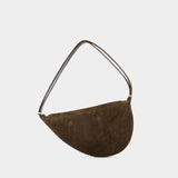 Scooped Sling Shoulder Bag - TOTEME - Leather - Brown